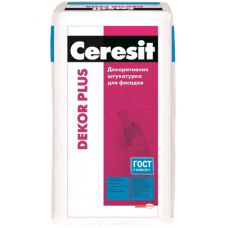  Ceresit Декор плюс (25кг) универсальная (короед, шуба) 