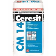  Ceresit CM 14 клей быстротвердеющий для плитки (25кг) 